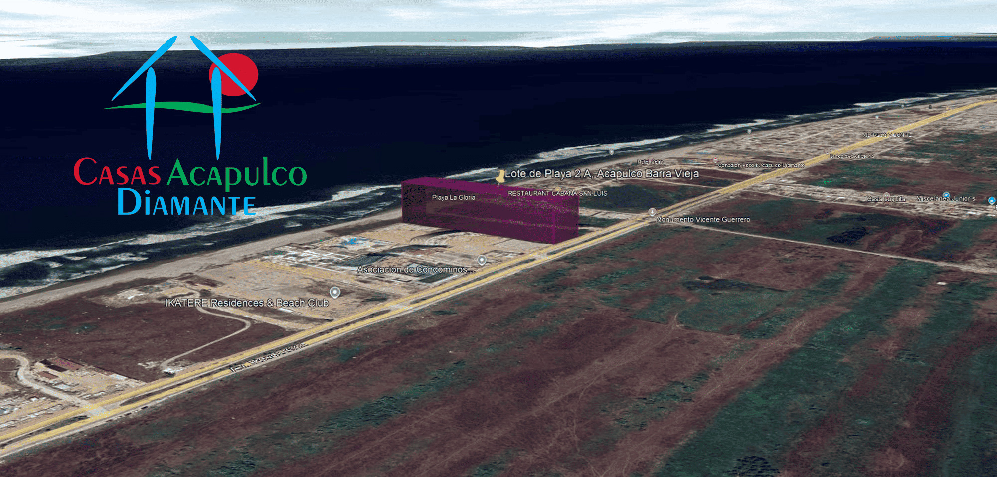 Terreno Barra Vieja Lote de playa 2A - Vista aérea 3